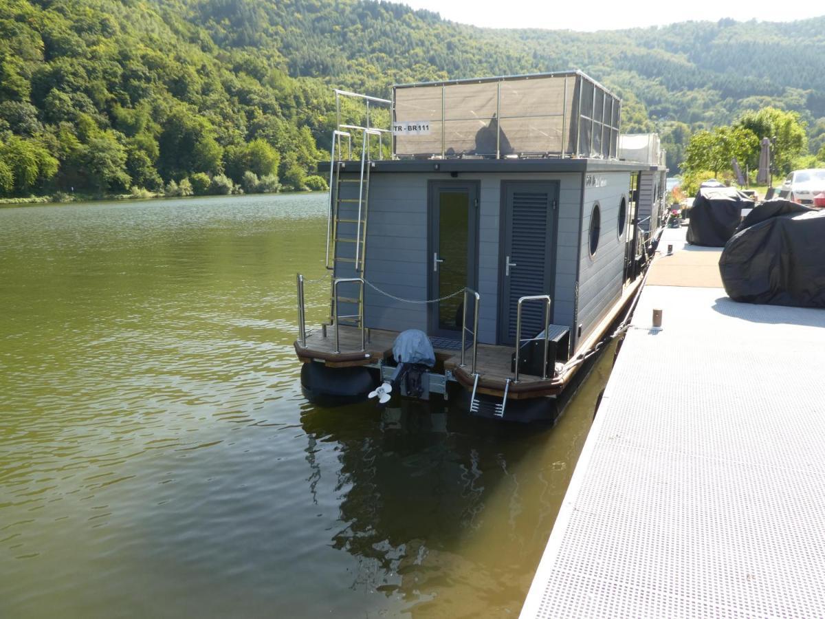 Hotel Hausboot Moselrose In Poelich Polich Exterior foto