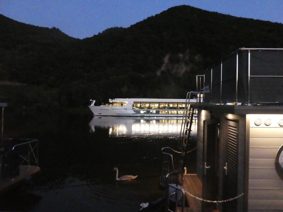 Hotel Hausboot Moselrose In Poelich Polich Exterior foto